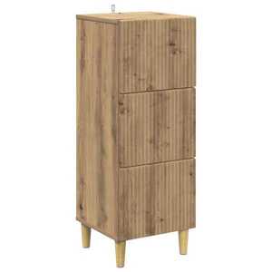 vidaXL Dulap cu sertare Stejar Artizanal 33 x 34, 5 x 90 cm imagine
