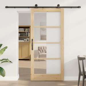 vidaXL Ușă glisantă ORKDAL natural 93 x 202 cm imagine