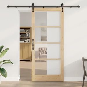vidaXL Ușă glisantă ORKDAL natural 93 x 211 cm imagine
