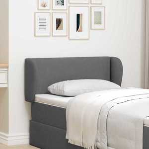 vidaXL Ureche pentru Tăblie Gri Scurt 40 x 23 x 6 cm țesătură imagine