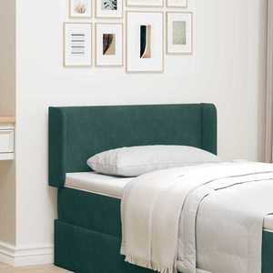 vidaXL Ureche pentru Tăblie Verde 40, 5 x 40, 5 x 4 cm Catifea imagine