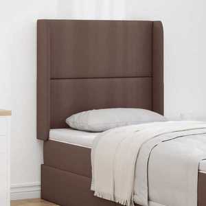 vidaXL Ureche pentru Tăblie Maro 80 x 16 x 4 cm PVC imagine