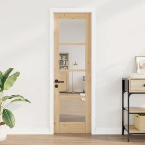 vidaXL Ușă de interior ORKDAL Maro 61 x 198, 5 cm imagine