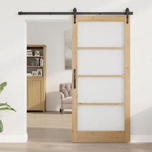 vidaXL Ușă de interior ORKDAL Maro 93 x 202 cm imagine