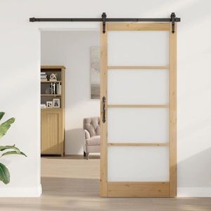 vidaXL Ușă de interior ORKDAL Maro 93 x 211 cm imagine