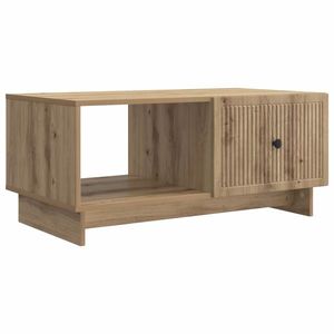 vidaXL Masă de cafea Stejar Artizanal 90 x 50 x 40 cm Lemn prelucrat imagine