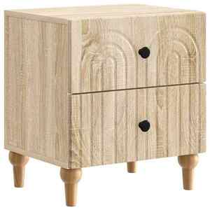vidaXL Dulap de noapte Stejar Sonoma 43 x 34, 5 x 48 cm Lemn prelucrat imagine