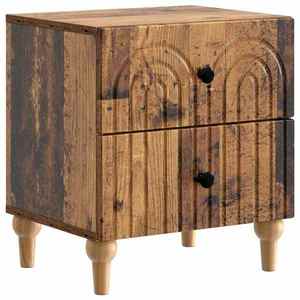 vidaXL Dulap de noapte Lemn vechi 43 x 34, 5 x 48 cm Lemn prelucrat imagine