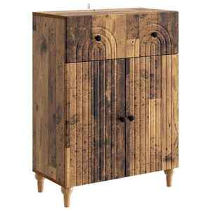 vidaXL Bufet cu sertar Lemn vechi 66 x 34, 5 x 90 cm Lemn prelucrat imagine