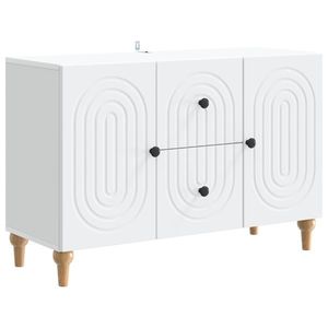 vidaXL Cabinet TV cu sertar Alb 89 x 34, 5 x 60 cm Lemn prelucrat imagine