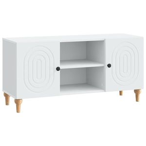 vidaXL Cabinet TV Alb 102 x 34, 5 x 50 cm Lemn prelucrat imagine