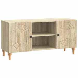 vidaXL Cabinet TV Stejar Sonoma 102 x 34, 5 x 50 cm Lemn prelucrat imagine