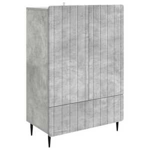 vidaXL Bufet cu sertar Gri Beton 66 x 34, 5 x 97 cm Lemn prelucrat imagine
