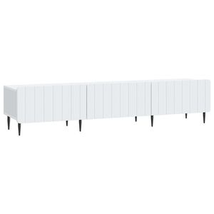 vidaXL Cabinet TV cu sertar Alb 147 x 34, 5 x 32 cm Lemn prelucrat imagine