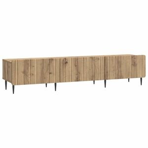 vidaXL Cabinet TV Stejar Artizanal 147 x 34, 5 x 32 cm Lemn prelucrat imagine