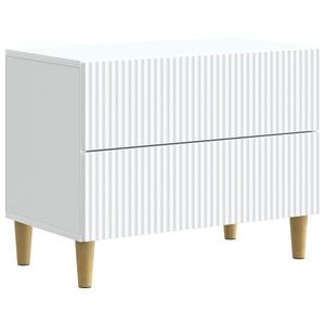 vidaXL Dulap de noapte cu sertar Alb 62 x 34, 5 x 48 cm Lemn prelucrat imagine