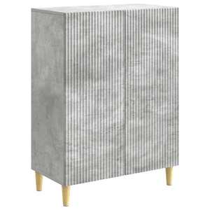 vidaXL Bufet Gri Beton 66 x 34, 5 x 90 cm Lemn prelucrat imagine
