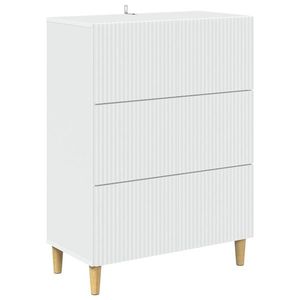 vidaXL Dulap cu sertare Alb 66 x 34, 5 x 90 cm Lemn prelucrat imagine