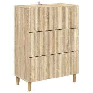 vidaXL Dulap cu sertare Stejar Sonoma 66 x 34, 5 x 90 cm Lemn prelucrat imagine