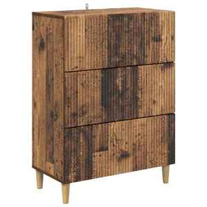 vidaXL Dulap cu sertare Lemn vechi 66 x 34, 5 x 90 cm Lemn prelucrat imagine