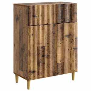 vidaXL Bufet cu sertar Lemn vechi 66 x 34, 5 x 90 cm Lemn prelucrat imagine