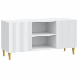 vidaXL Cabinet TV Alb 102 x 34, 5 x 50 cm Lemn prelucrat imagine