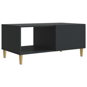 vidaXL Masă de cafea Negru 90 x 50 x 40 cm Lemn prelucrat imagine
