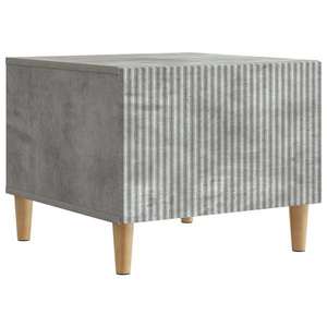 vidaXL Masă de cafea Gri Beton 49 x 50 x 40 cm Lemn prelucrat imagine