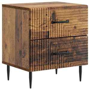vidaXL Dulap de noapte Lemn vechi 43 x 34, 5 x 47, 5 cm Lemn prelucrat imagine