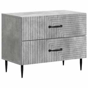 vidaXL Dulap de noapte Gri Beton 62 x 34, 5 x 47, 5 cm Lemn prelucrat imagine