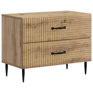vidaXL Dulap de noapte cu sertar Stejar Artizanal 62 x 34, 5 x 47, 5 cm imagine