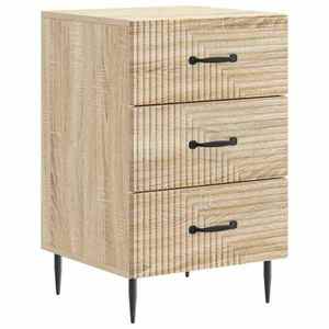 vidaXL Dulap de noapte Stejar Sonoma 43 x 41 x 66, 5 cm Lemn prelucrat imagine
