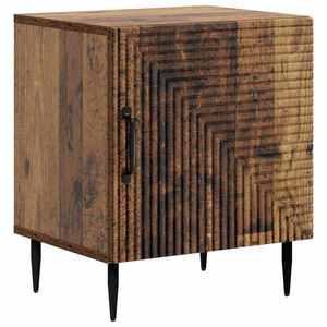 vidaXL Dulap de noapte Lemn vechi 43 x 34, 5 x 50 cm Lemn prelucrat imagine