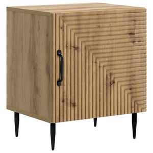 vidaXL Dulap de noapte Stejar Artizanal 43 x 34, 5 x 50 cm imagine