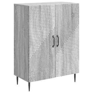 vidaXL Bufet Sonoma gri 66 x 34, 5 x 89, 5 cm Lemn prelucrat imagine