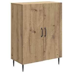 vidaXL Bufet Stejar Artizanal 66 x 34, 5 x 89, 5 cm Lemn prelucrat imagine