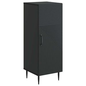vidaXL Bufet Negru 33 x 34, 5 x 89, 5 cm Lemn prelucrat imagine