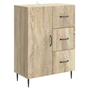 vidaXL Bufet Stejar Sonoma 66 x 34, 5 x 89, 5 cm Lemn prelucrat imagine