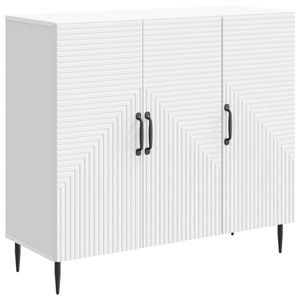 vidaXL Bufet Alb 89 x 34, 5 x 80 cm Lemn prelucrat imagine