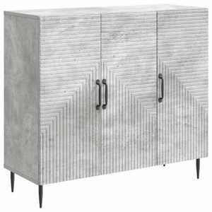 vidaXL Bufet Gri Beton 89 x 34, 5 x 80 cm Lemn prelucrat imagine
