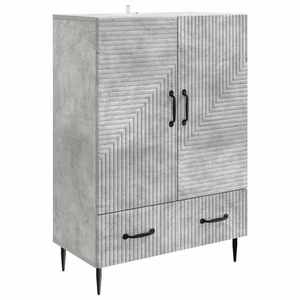 vidaXL Bufet cu sertar Gri Beton 66 x 34, 5 x 95 cm Lemn prelucrat imagine