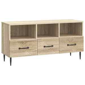 vidaXL Cabinet TV Stejar Sonoma 102 x 34, 5 x 50 cm Lemn prelucrat imagine