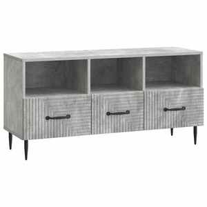 vidaXL Cabinet TV Gri Beton 102 x 34, 5 x 50 cm Lemn prelucrat imagine