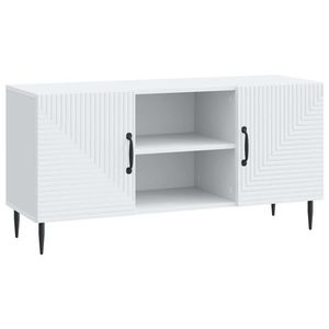 vidaXL Cabinet TV Alb 102 x 34, 5 x 50 cm Lemn prelucrat imagine