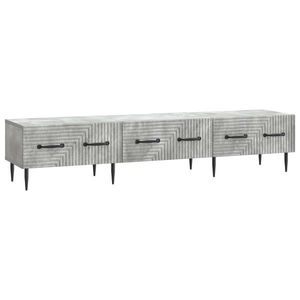 vidaXL Cabinet TV Gri Beton 147 x 34, 5 x 30 cm Lemn prelucrat imagine