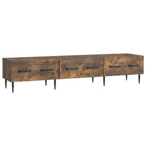 vidaXL Cabinet TV Stejar fumuriu 147 x 34, 5 x 30 cm Lemn prelucrat imagine