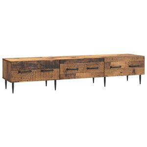 vidaXL Cabinet TV Lemn vechi 147 x 34, 5 x 30 cm Lemn prelucrat imagine