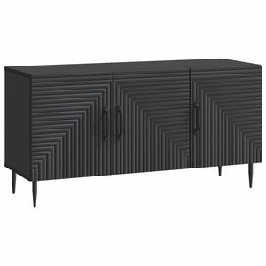vidaXL Cabinet TV Negru 99 x 34, 5 x 50 cm Lemn prelucrat imagine
