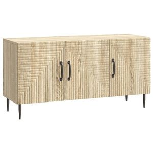 vidaXL Cabinet TV Stejar Sonoma 99 x 34, 5 x 50 cm Lemn prelucrat imagine