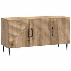 vidaXL Cabinet TV Stejar Artizanal 99 x 34, 5 x 50 cm Lemn prelucrat imagine